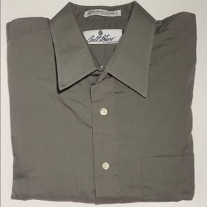 Vintage Menswear Grey Button Down Shirt